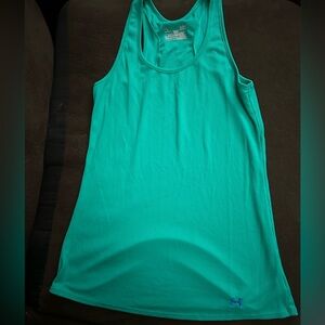 Teal Fitted Under Armour Tank Top